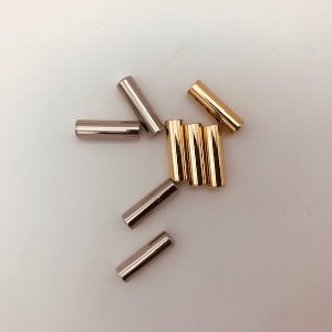 [가죽공예 금속장식] 4mm브레이딩 가죽끈 마감장식 4세트 ( 칼라옵션 )